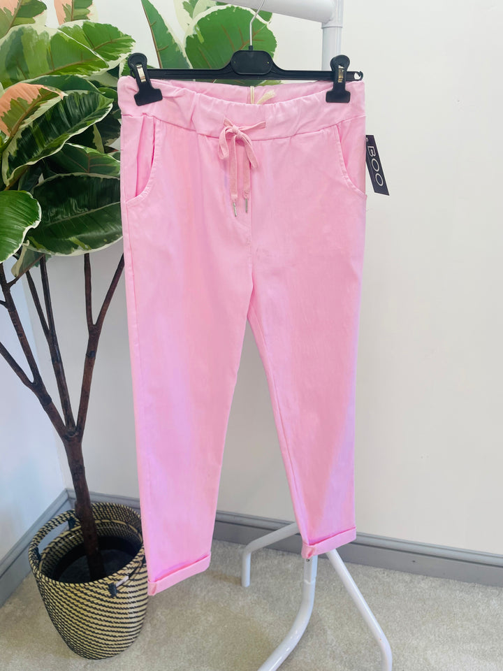 LADIES WOMENS SMART STRETCH MAGIC TROUSERS