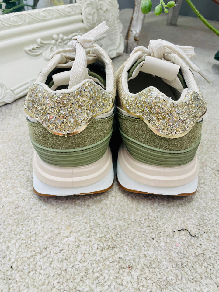 LADIES WOMENS INSPIRED FASHION TRAINERS PUMPS