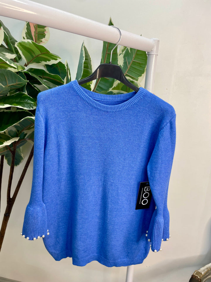 LADIES SOFT KNIT JUMPER - GREEN, BLUE, BLACK, BEIGE, ORANGE, WINE, BROWN