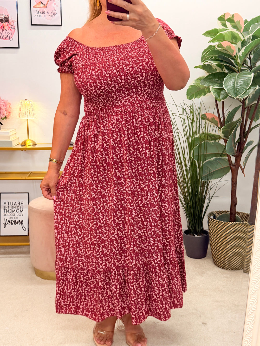 Ladies Fashion Summer Maxi Dress - Wine, Turquoise, Navy, Pink, Blue