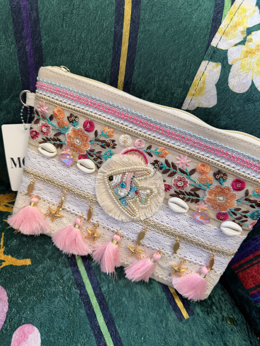 The JANE sparkly beach clutch bag - 14 styles