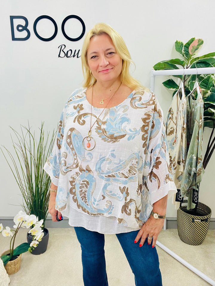 The TRINNY top - one white