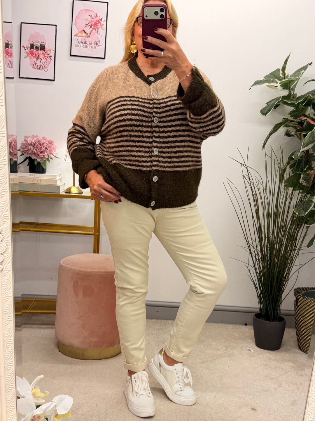 The SANDY stripe cardigan - 4 colours