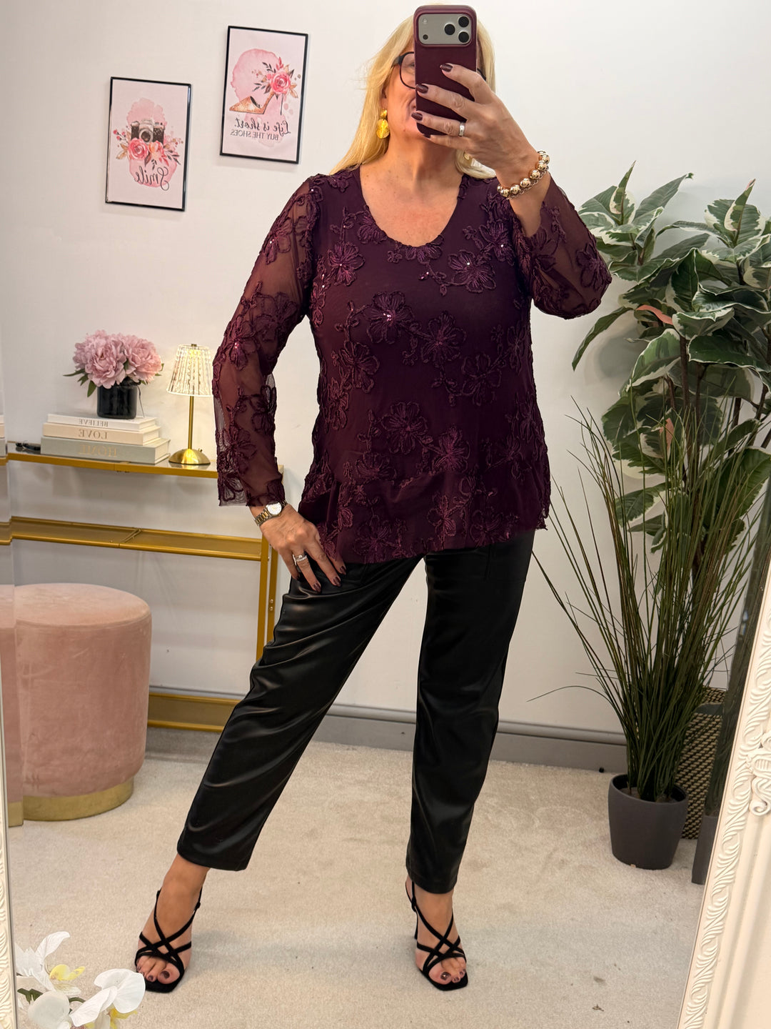 The DANNI sparkly sequin party top - 4 colours