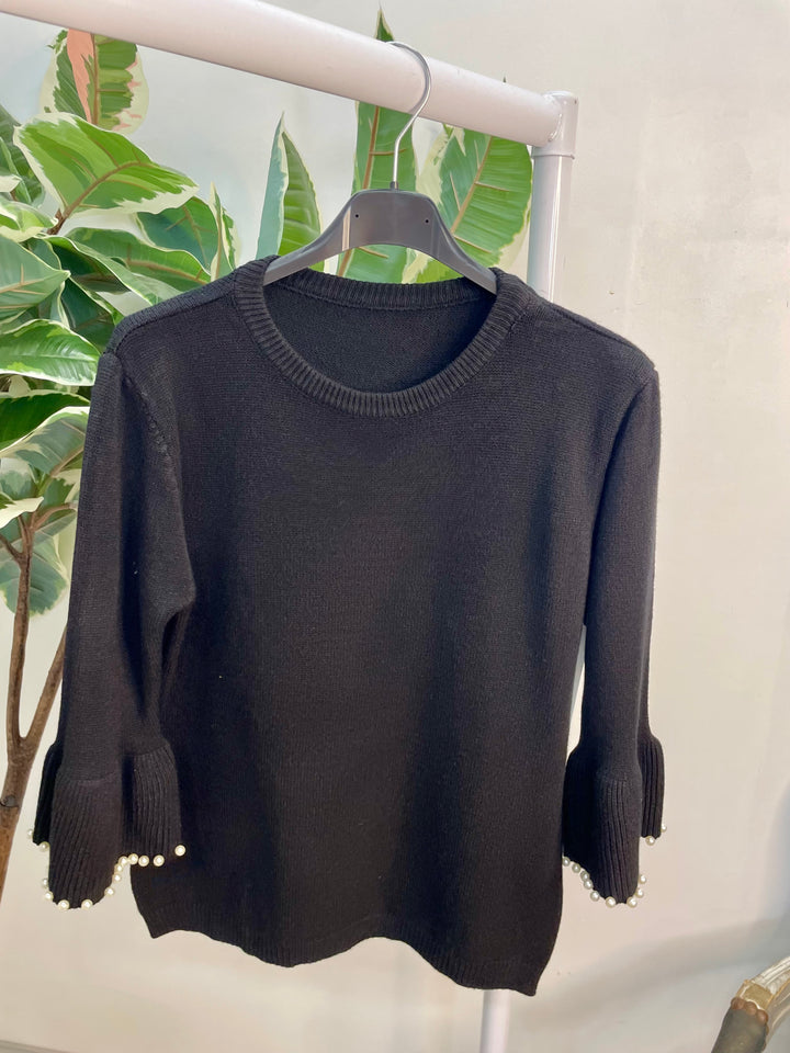 LADIES SOFT KNIT JUMPER - GREEN, BLUE, BLACK, BEIGE, ORANGE, WINE, BROWN