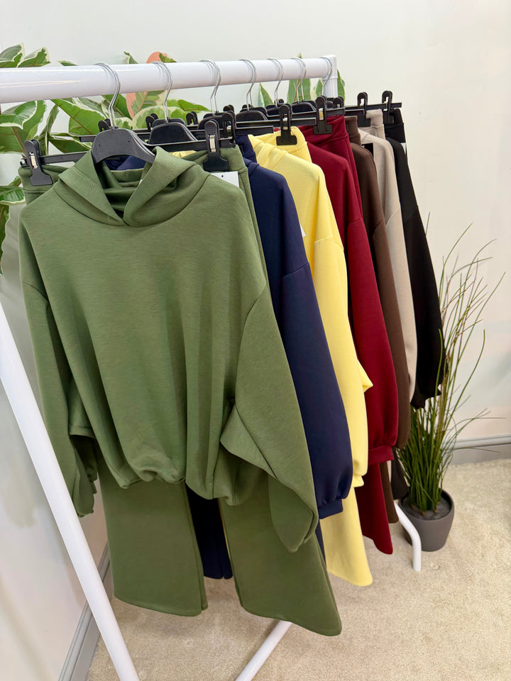 Ladies Fashion Flared Leg Tracksuit Co ord set 