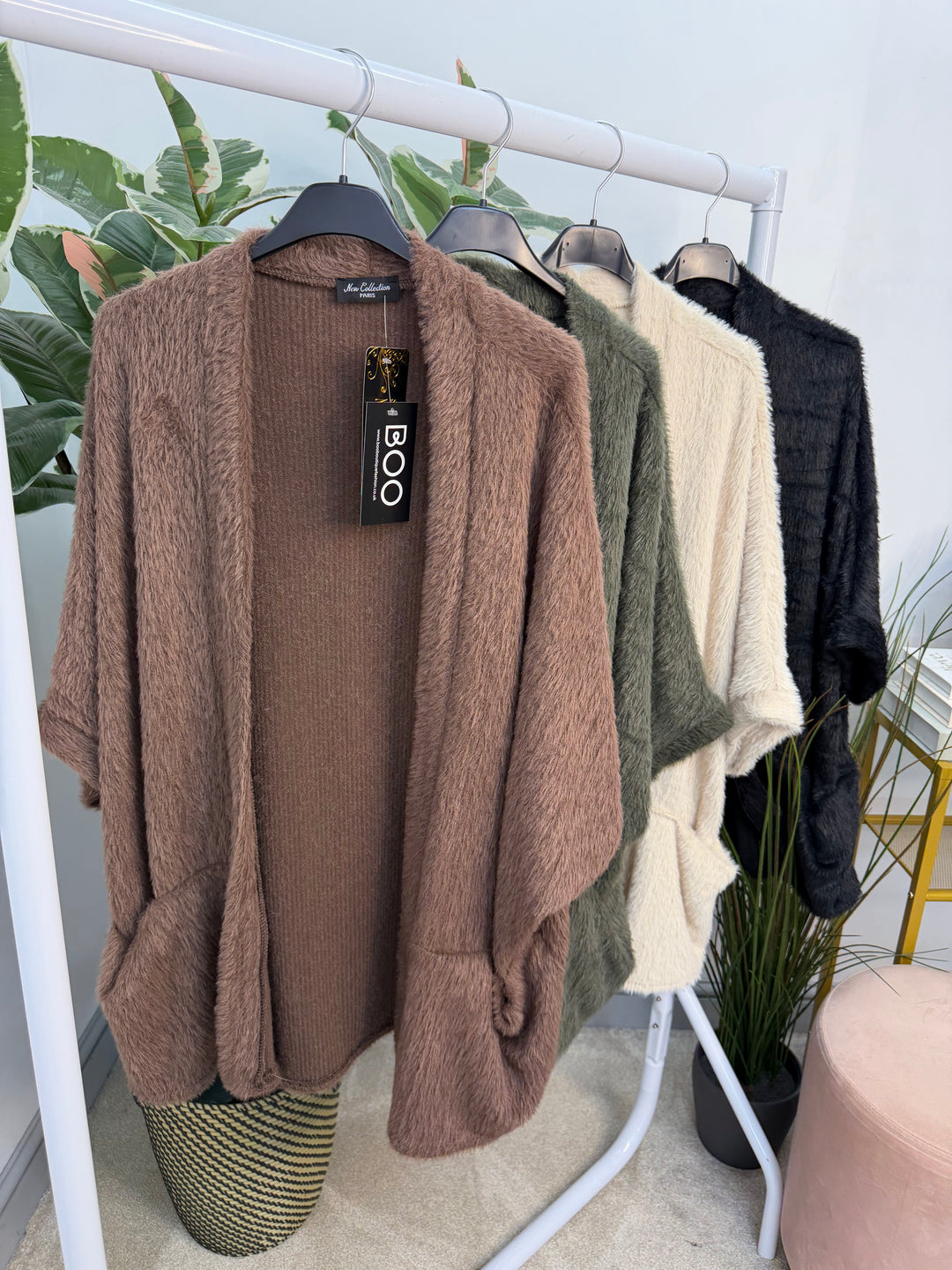 The BIANCA fluffy oversize cardigan - 4 colours