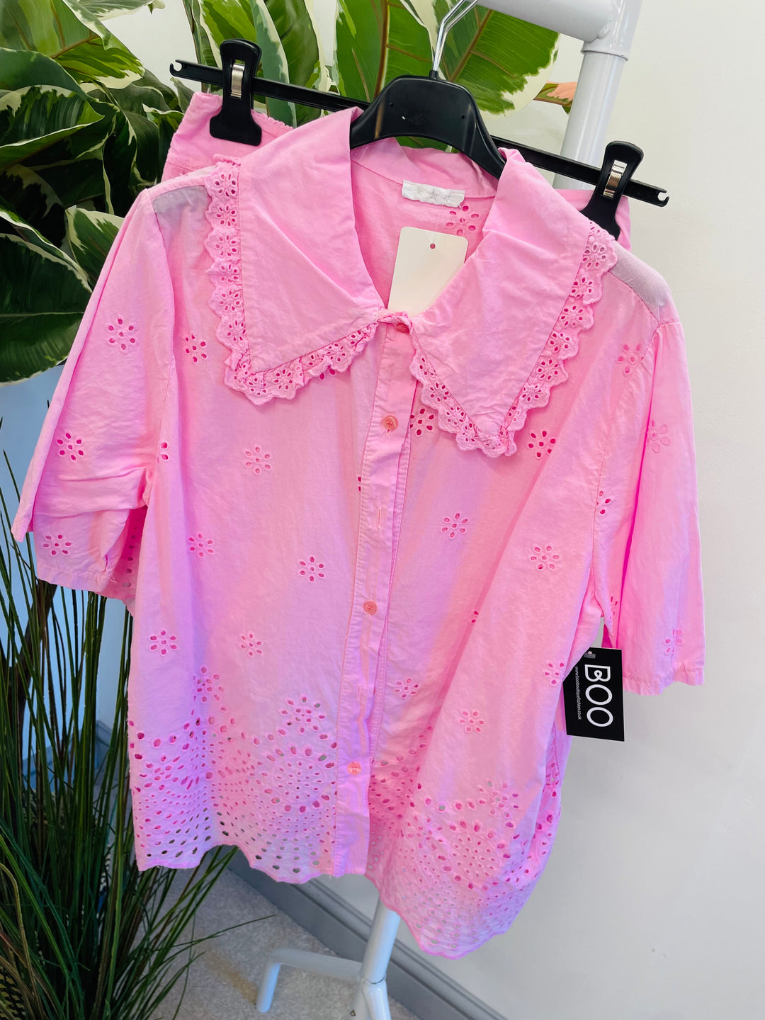 LADIES WOMENS SHORTS SUMMER CO ORD SET - PINK, KHAKI, WHITE, BLUE & PINK