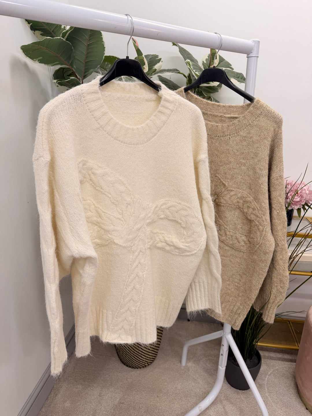 The FLORENCE thick chunky knit jumper - 2 colours