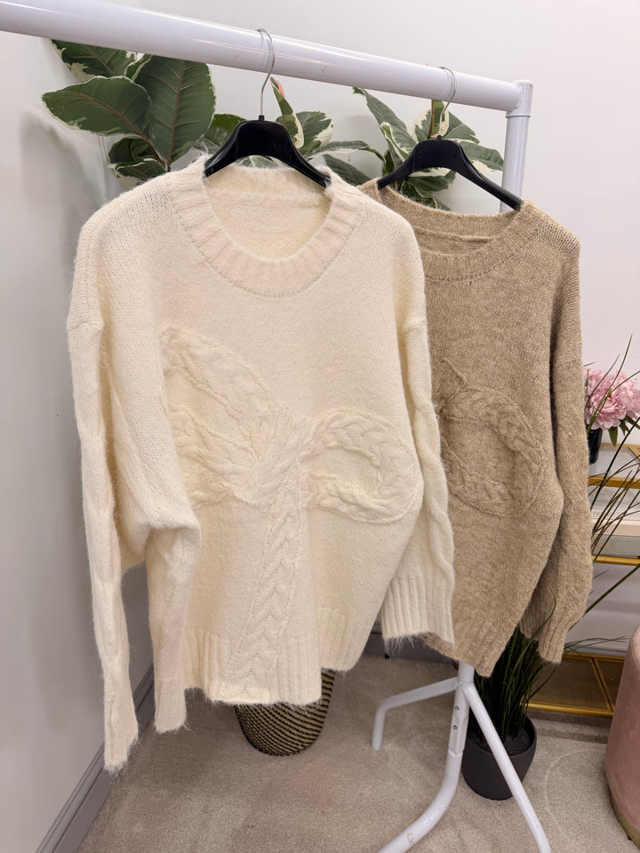 The FLORENCE thick chunky knit jumper - 2 colours