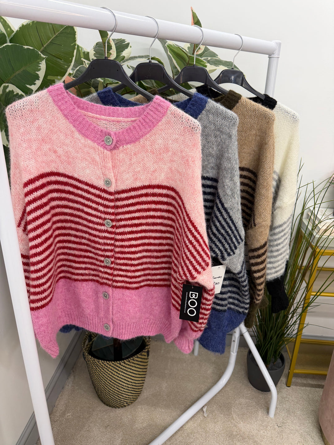 The SANDY stripe cardigan - 4 colours