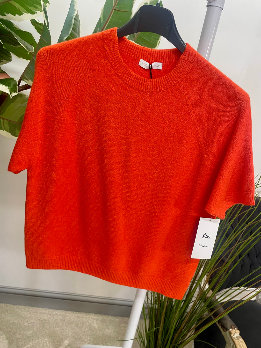 LADIES SOFT KNIT SHORT SLEEVE AUTUMN JUMPER 