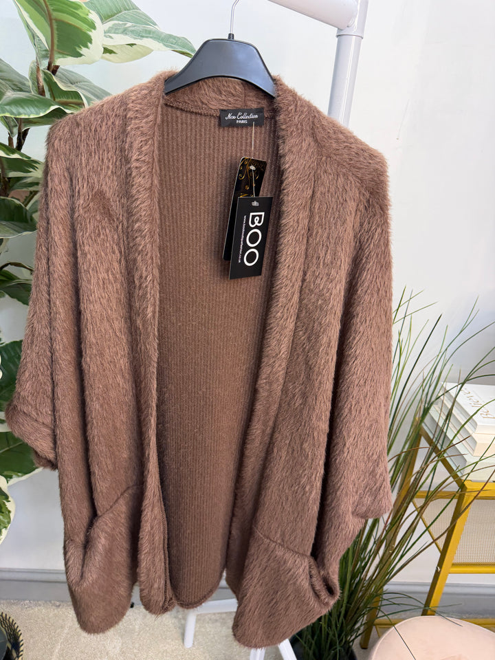 The BIANCA fluffy oversize cardigan - 4 colours