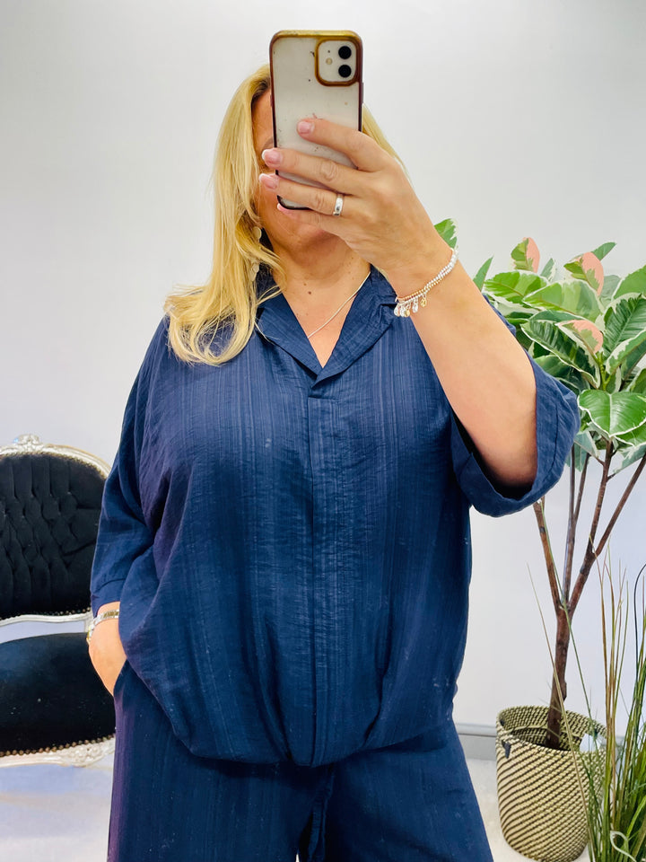 LADIES WOMENS SUMMER TOP BLOUSE - WHITE, BLACK, KHAKI, BLUE, PINK & NAVY