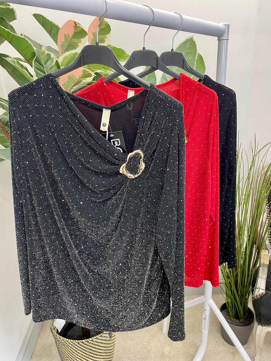 The JACKIE lurex top - 3 colours