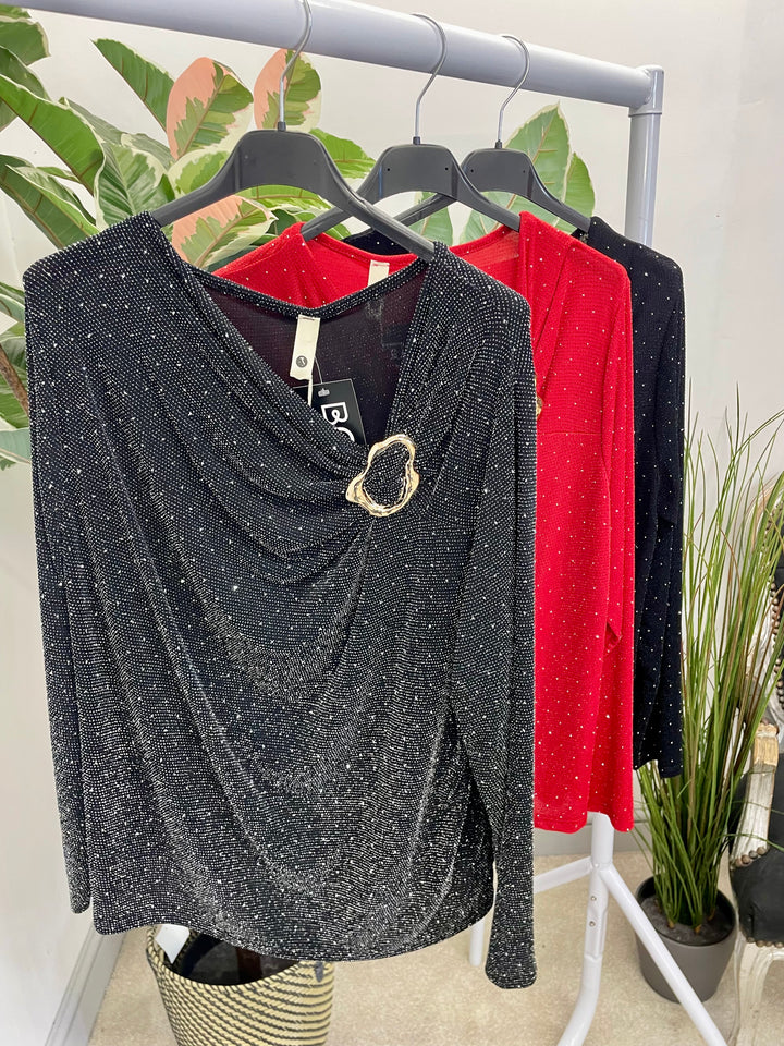 The JACKIE lurex top - 3 colours