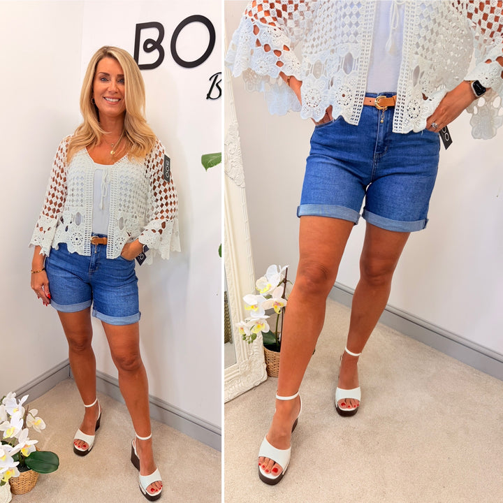 Ladies Fashion Denim Shorts