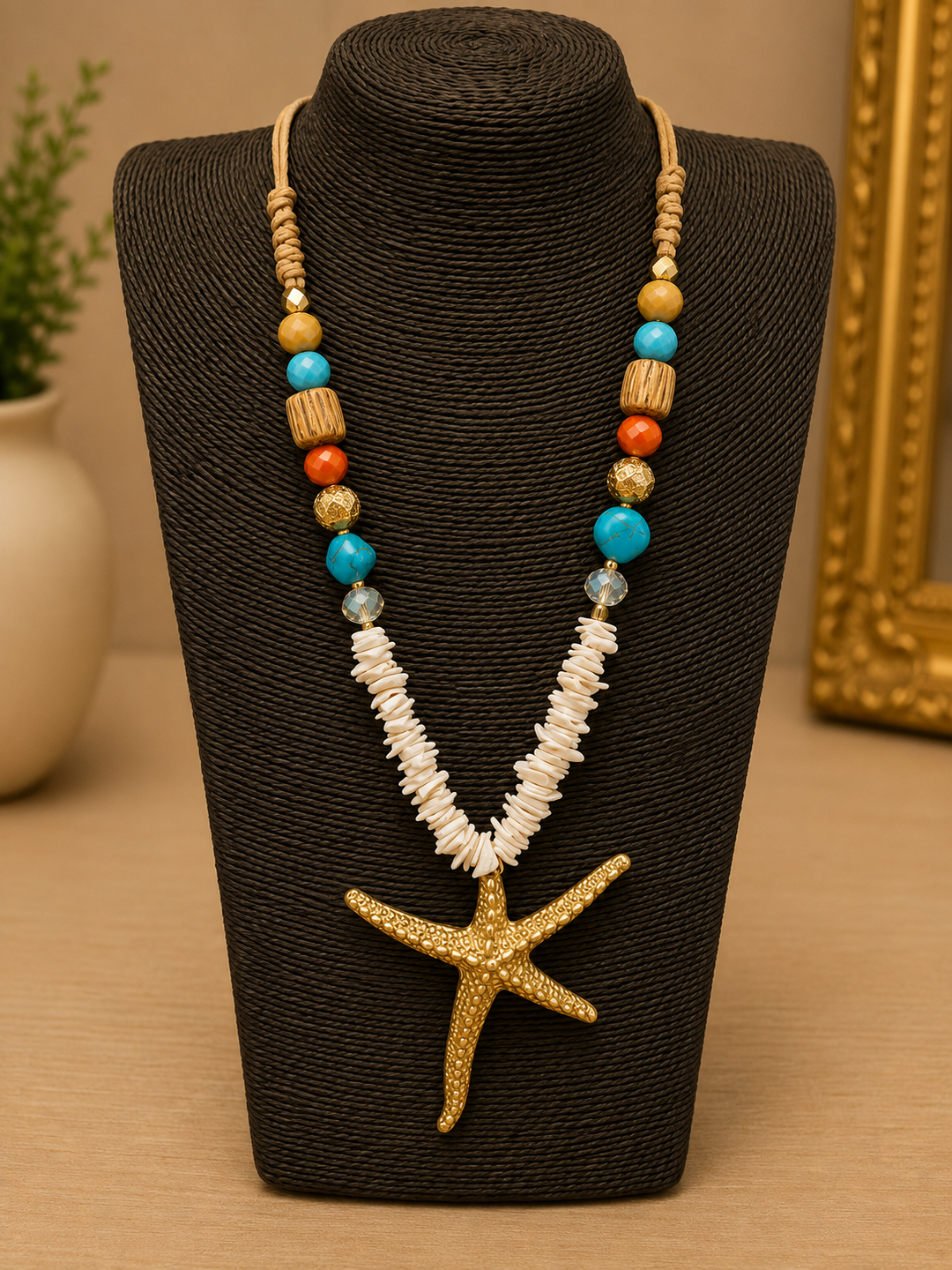 BOHO starfish necklace