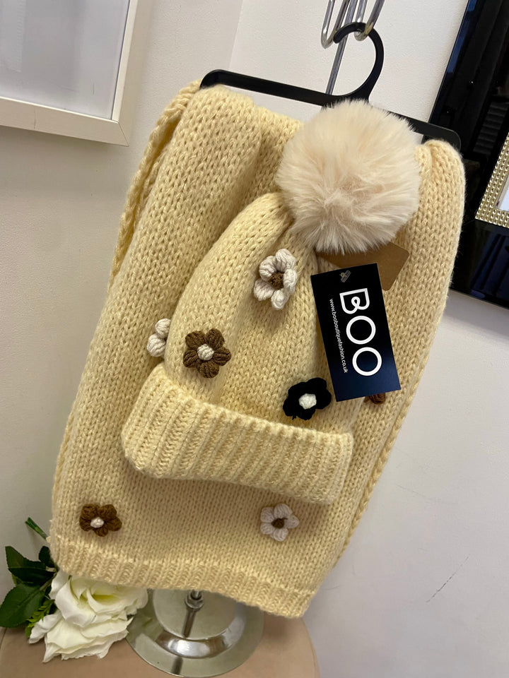 The PATRICIA scarf and hat set - 3 colours