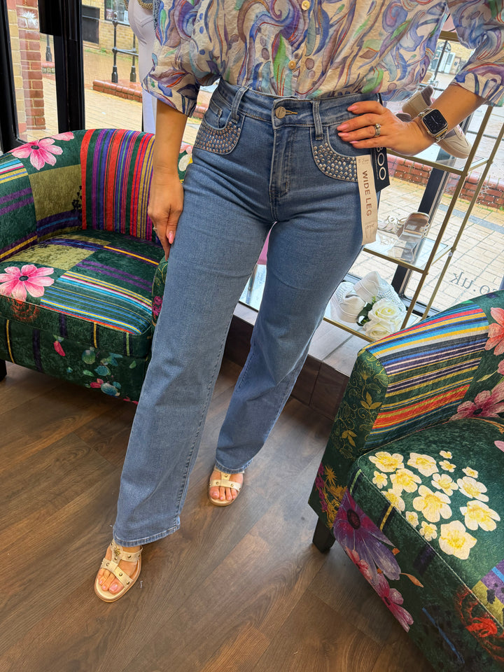 The PETA wide leg jeans