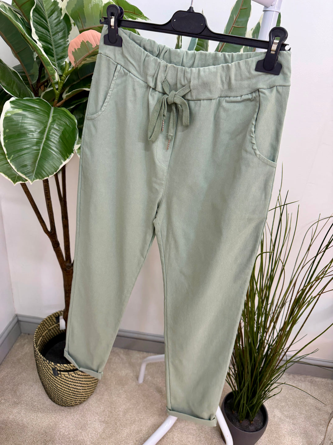 The NOELLE stretch plain magic trousers - 16 colours