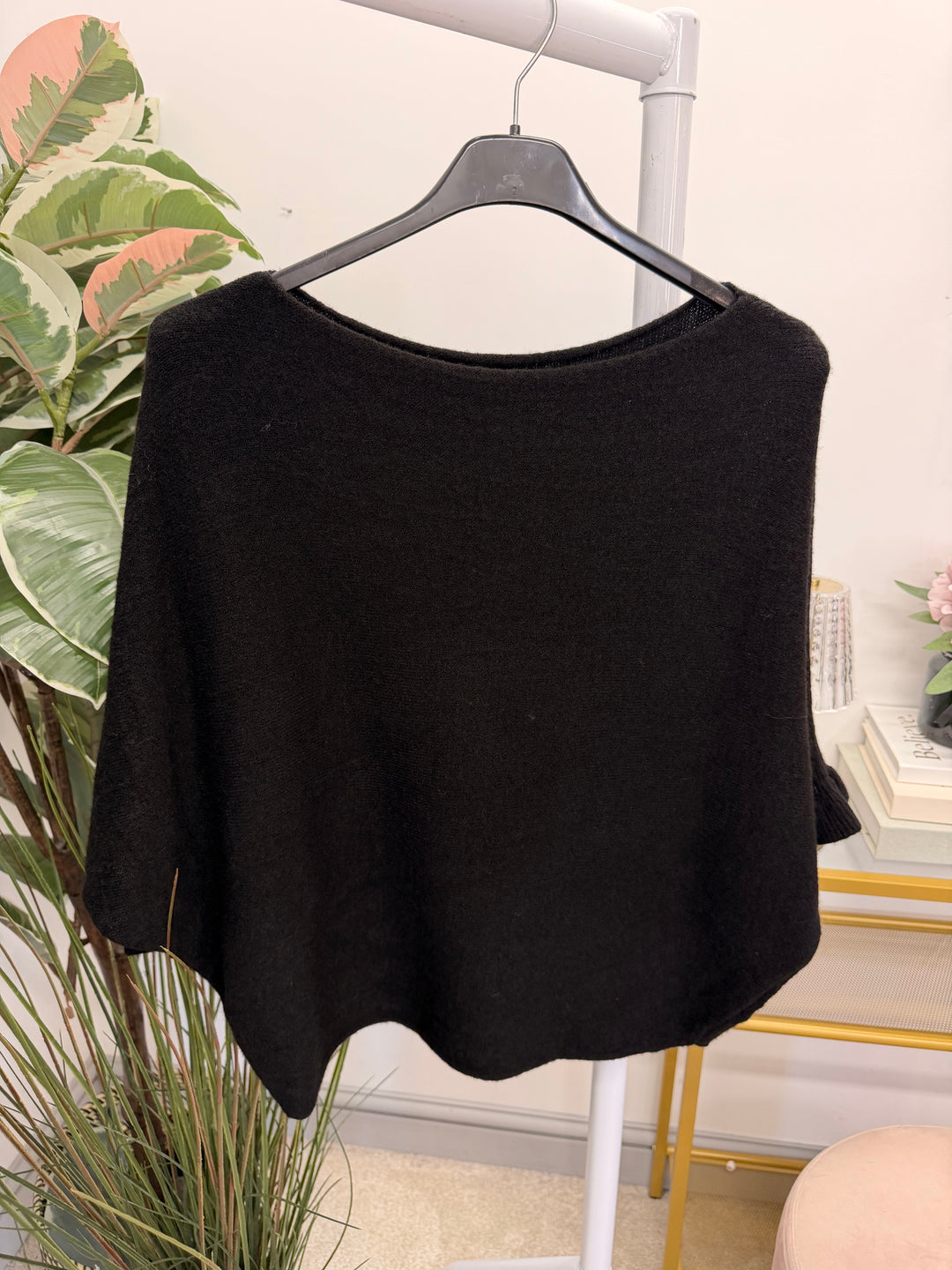 Ladies Fashion Slouch Jumper - black, orange, blue, white, plum, wine, brown