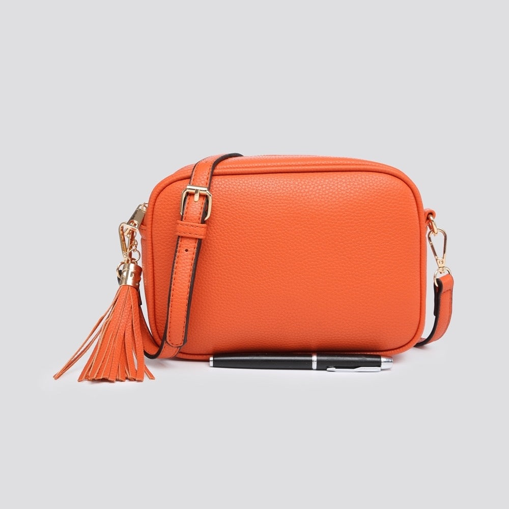 Women's PU Leather Crossbody Saddle Bag - Small Shoulder Bag, Magnetic Closure, Waterproof, Gift For Her