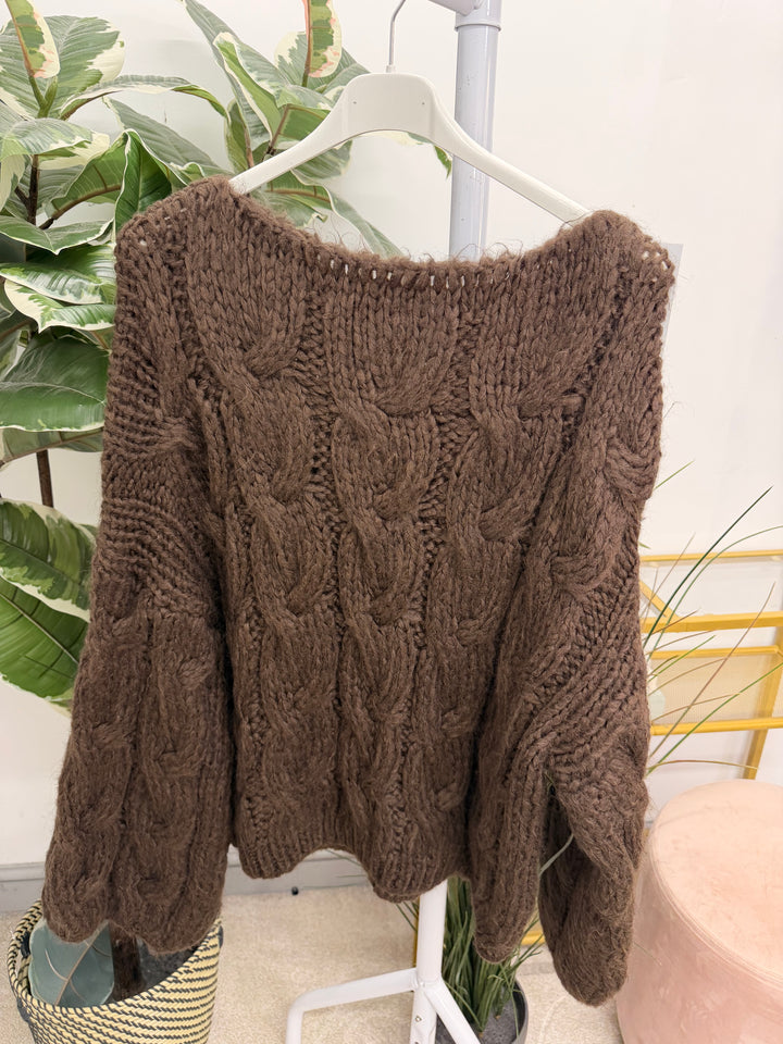 The STORM chunky cable knit jumper - 4 colours