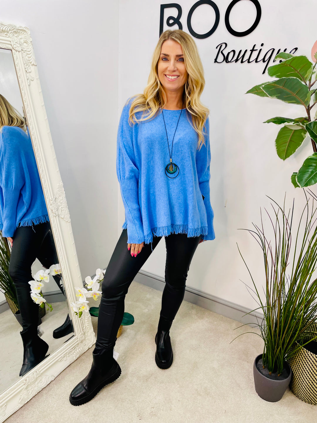 LADIES SOFT KNIT LOOSE FIT JUMPER - 11 COLOURS