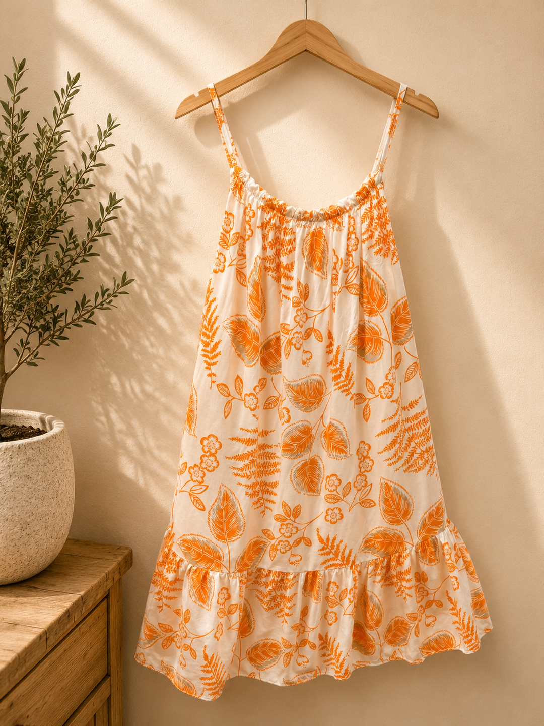 Ladies Summer Sun Dress - Navy, Blue, Wine, Pink, Orange, Beige, Khaki, Brown