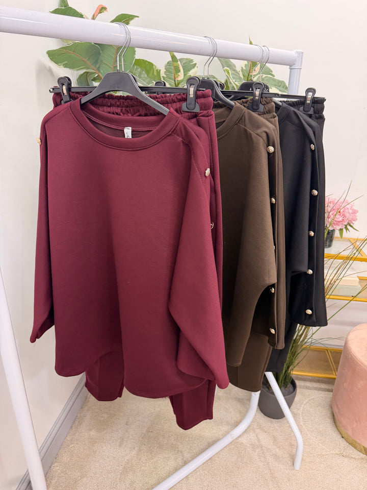 The LOTTIE scuba trouser Co ord suit - 4 colours