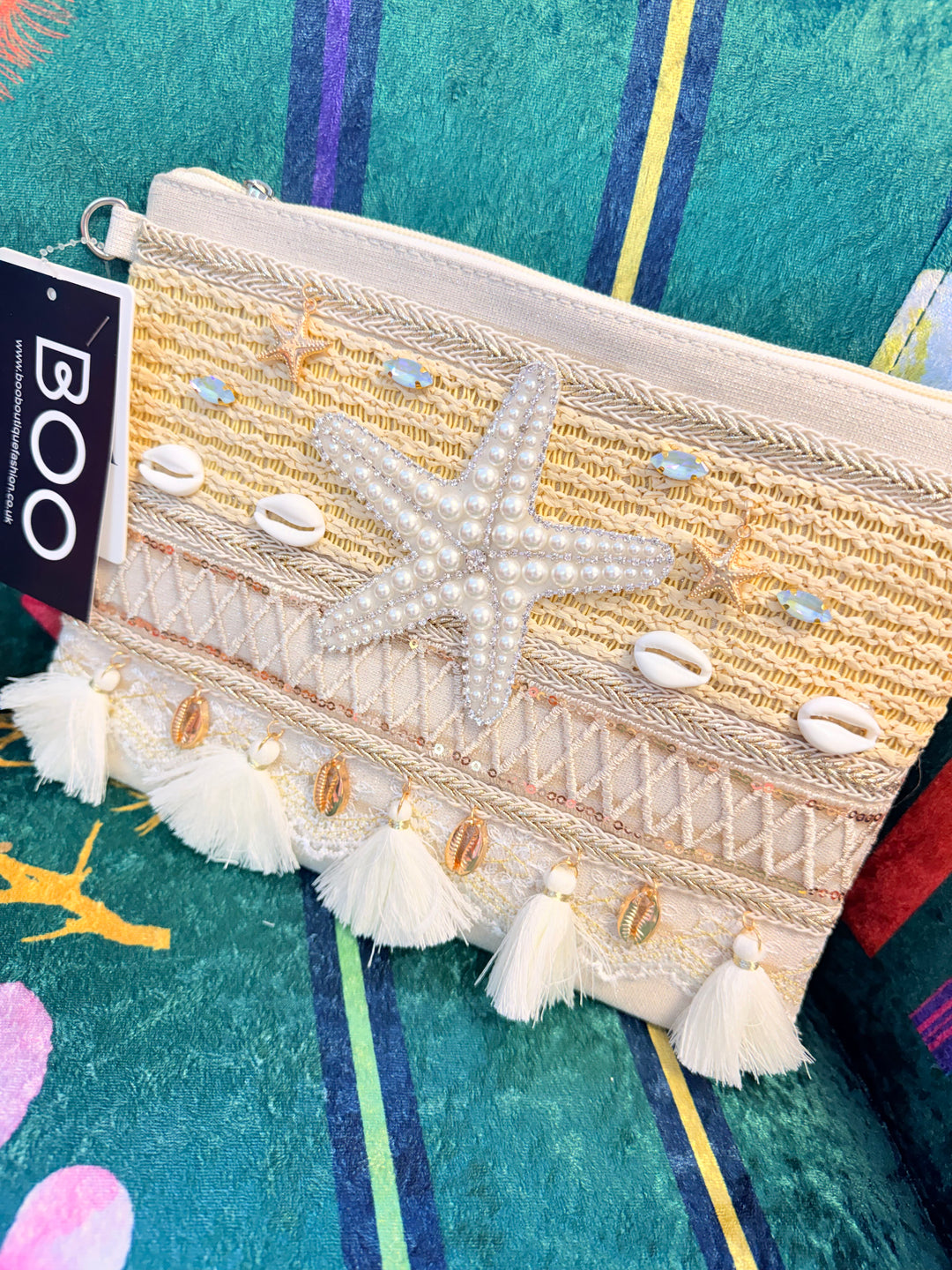 The JANE sparkly beach clutch bag - 4 styles