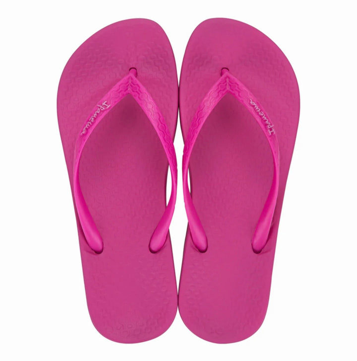 Ladies Ipanema Flip Flops - pink, fuschia & white