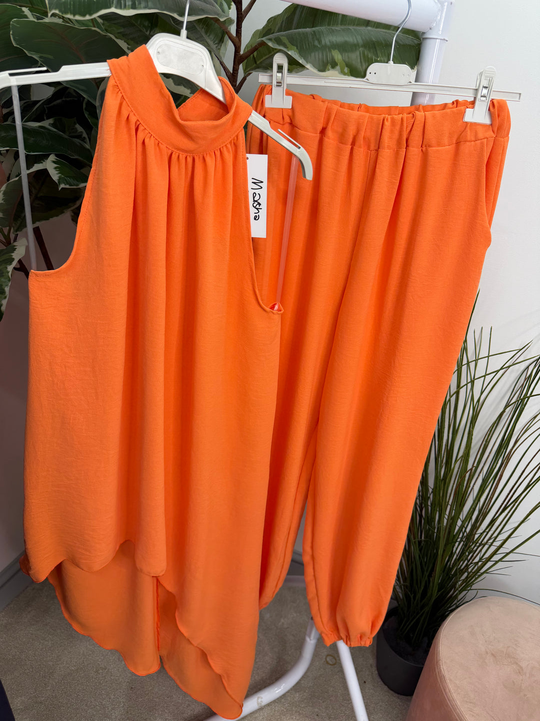 The MARSHA trouser Co ord - one orange only