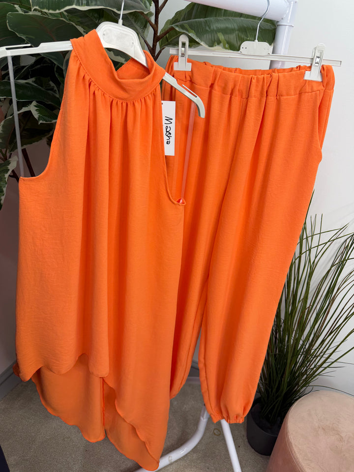 The MARSHA trouser Co ord - one orange only