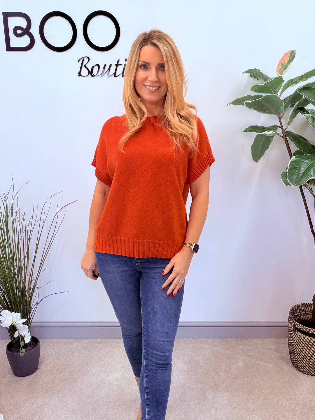 LADIES KNITTED TANK TOP JUMPER - ORANGE, PINK, YELLOW, CREAM, GREEN, KHAKI, BEIGE