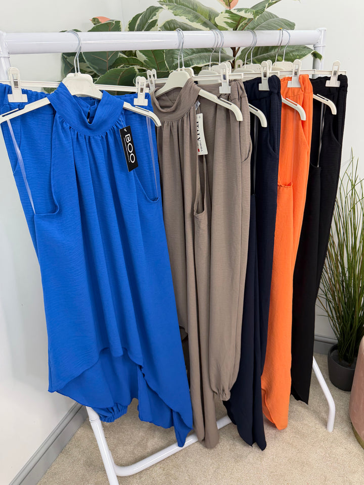 The MARSHA trouser Co ord - one orange only