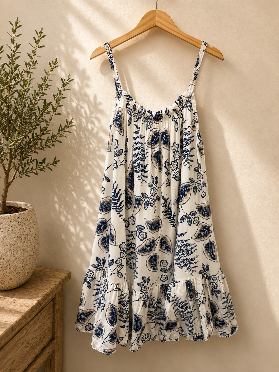 Ladies Summer Sun Dress - Navy, Blue, Wine, Pink, Orange, Beige, Khaki, Brown