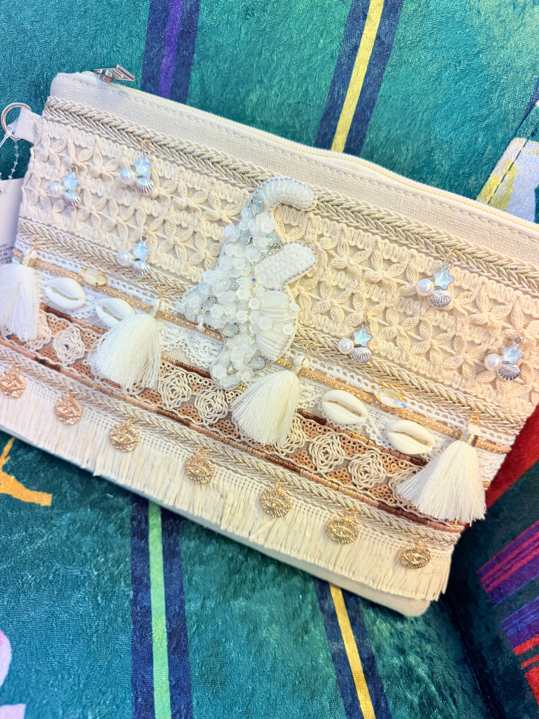 The JANE sparkly beach clutch bag - 4 styles