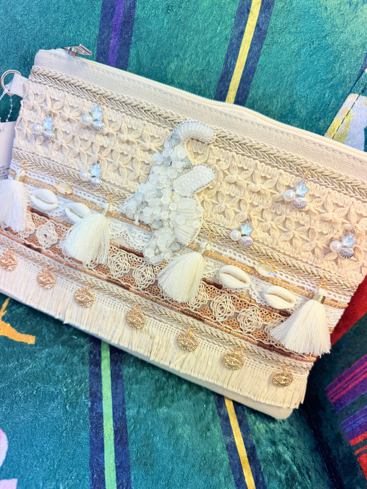 The JANE sparkly beach clutch bag - 4 styles
