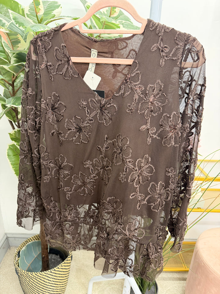 The DANNI sparkly sequin party top - 4 colours