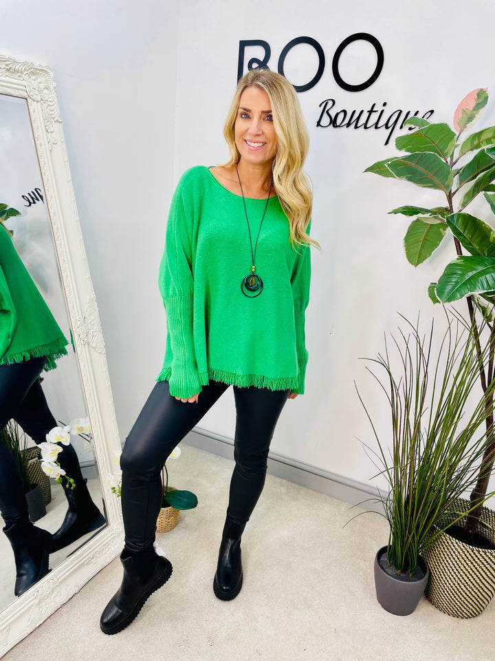LADIES SOFT KNIT LOOSE FIT JUMPER - 11 COLOURS