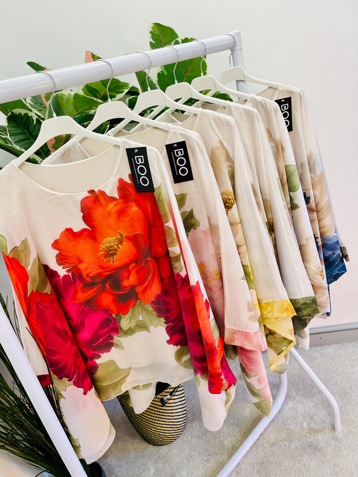 The CADIZ floaty top - 6 colours