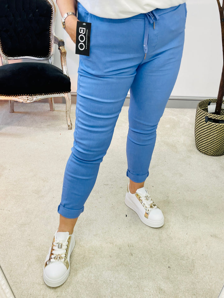 LADIES WOMENS SMART STRETCH MAGIC TROUSERS