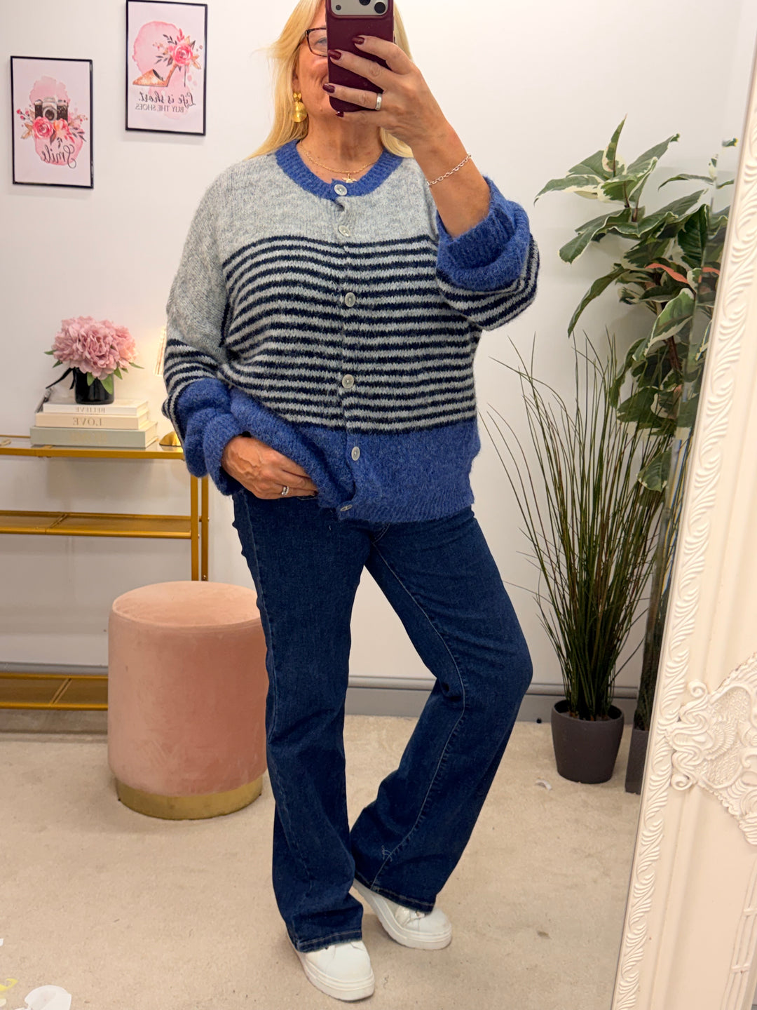 The SANDY stripe cardigan - 4 colours