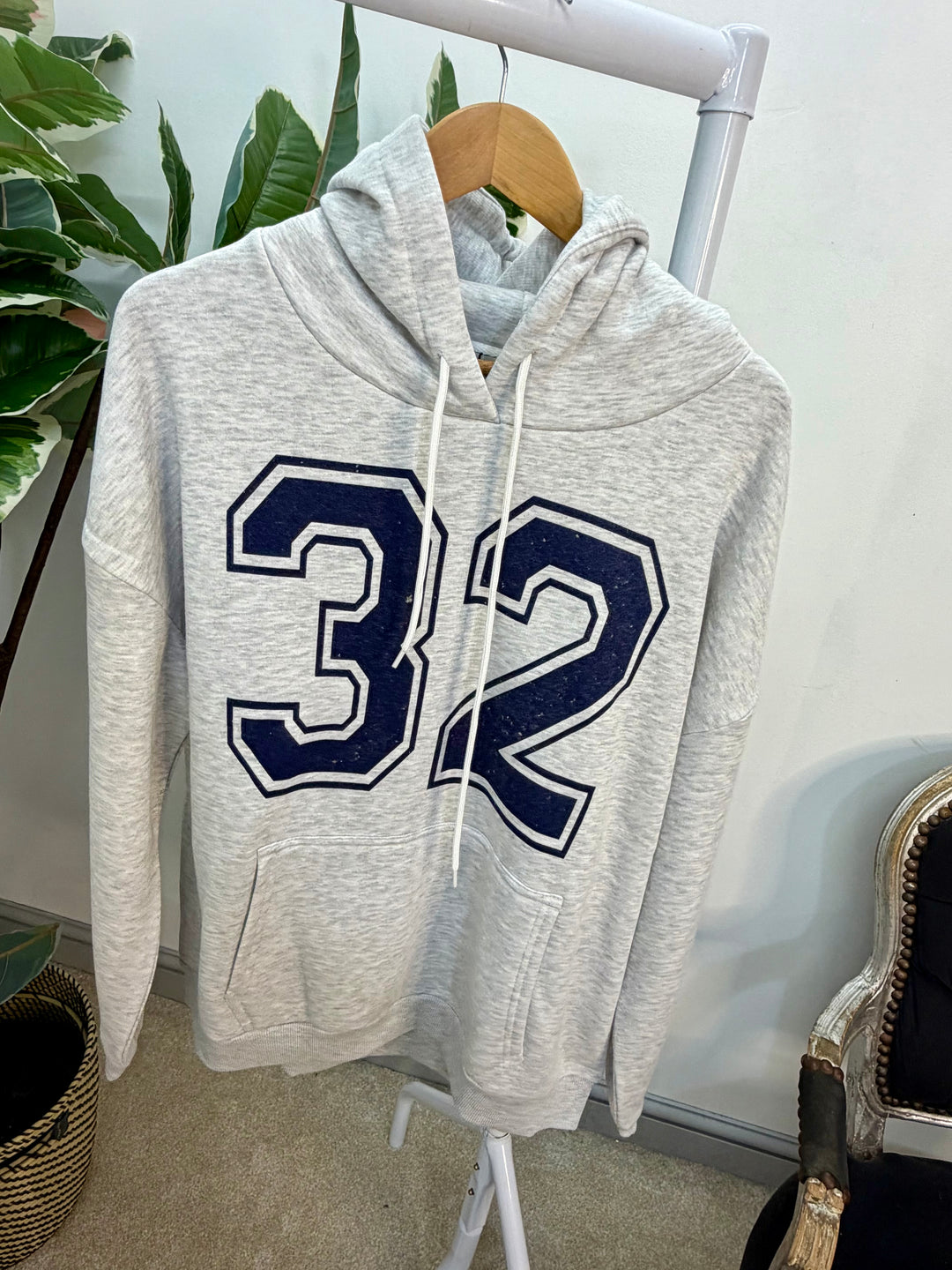 LADIES FASHION HOODIE SWEATSHIRT TOP - WHITE, GREY, NAVY, PINK & LEMON