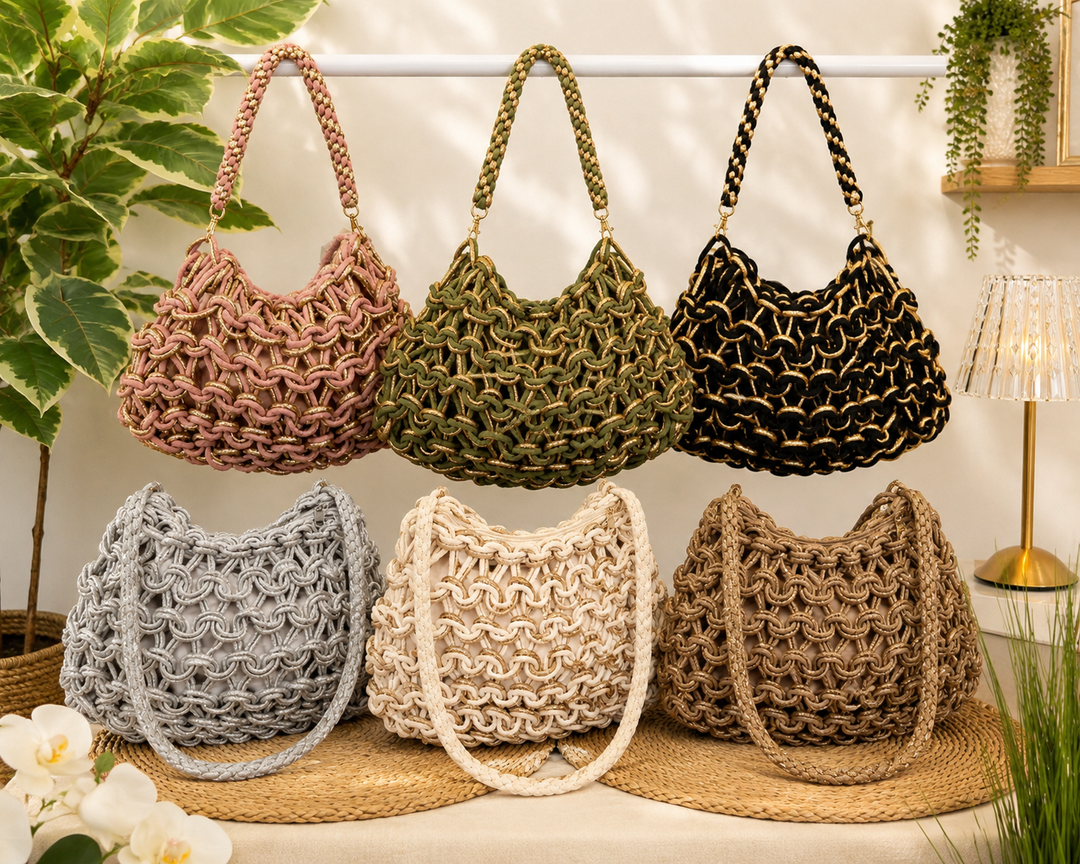 The LIBBY woven bag - 7 colours