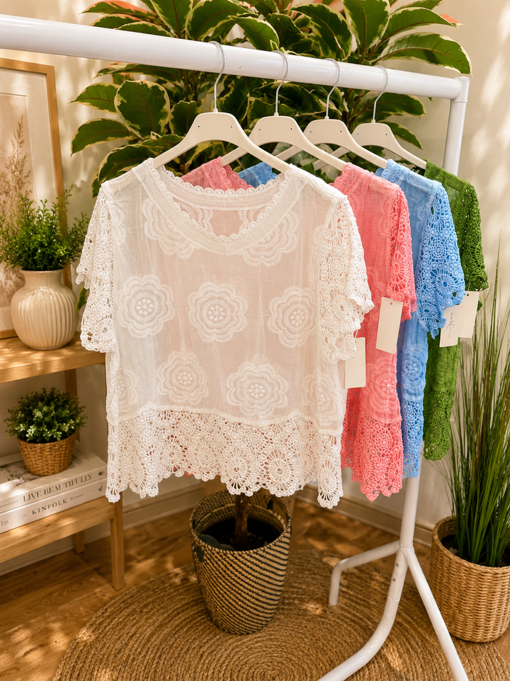 The MANDY top - 4 colours