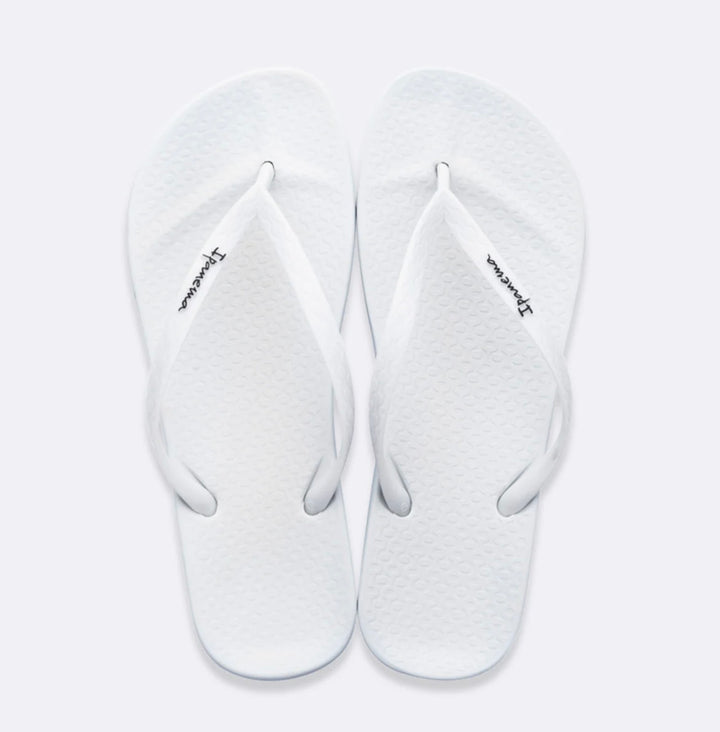 Ladies Ipanema Flip Flops - pink, fuschia & white