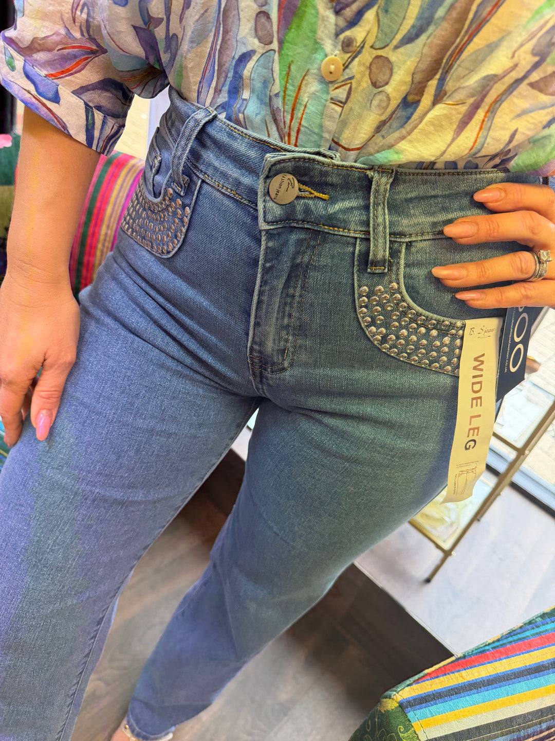 The PETA wide leg jeans